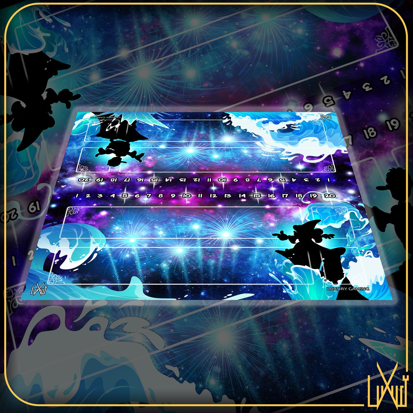 Lorcana DreamCasting Two Player Cloth Play Mat
