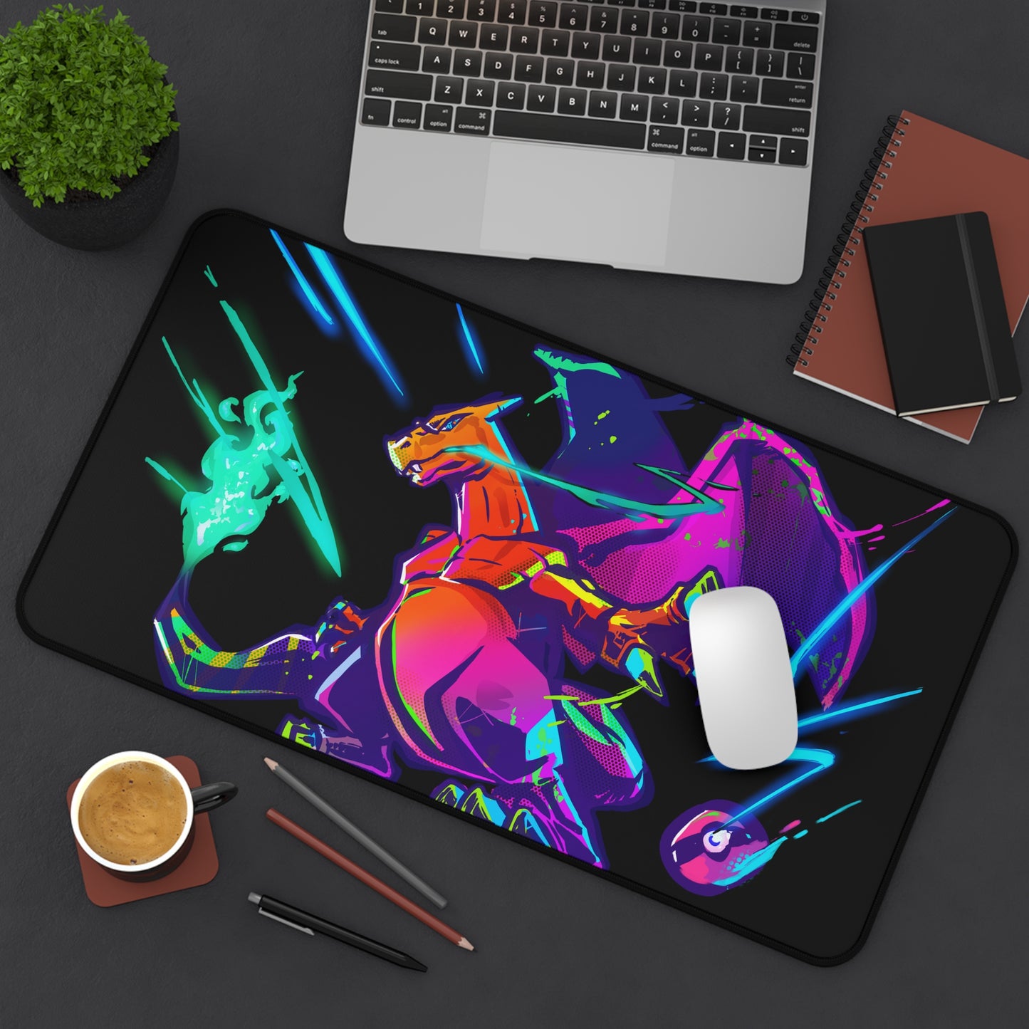 Neon Fire Play Mat