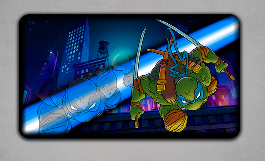 Leonardo One-Player Playmat – The Blade of Discipline – Half-Shell Heroes Collection