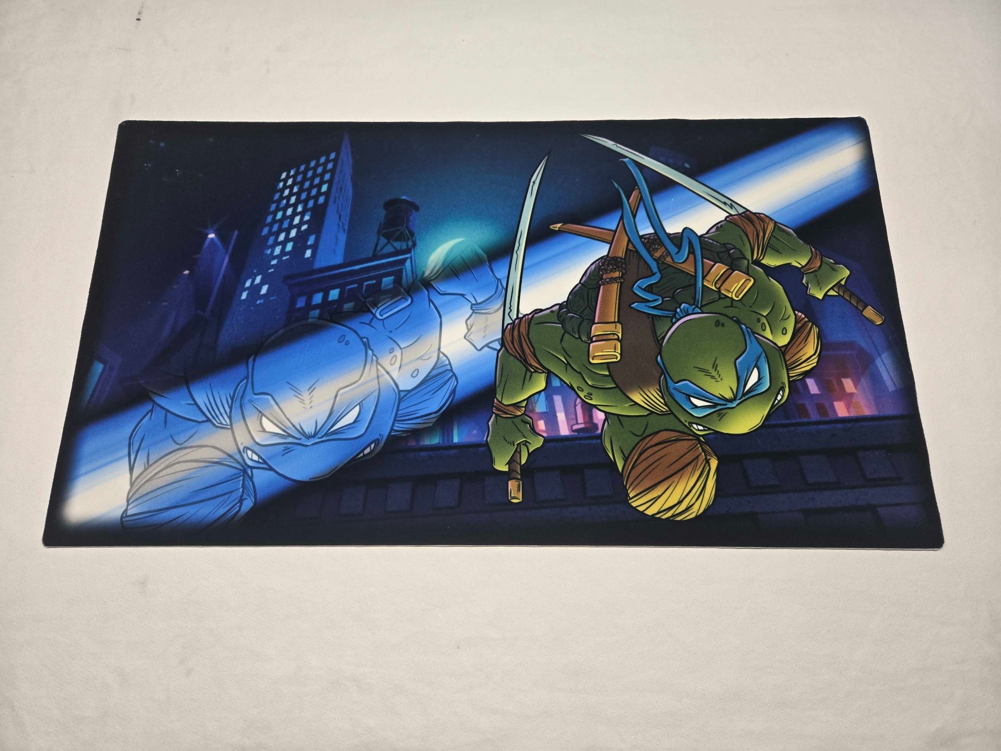Leonardo One-Player Playmat – The Blade of Discipline – Half-Shell Heroes Collection cloth edition playmat
