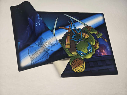 Leonardo One-Player Playmat – The Blade of Discipline – Half-Shell Heroes Collection cloth edition playmat