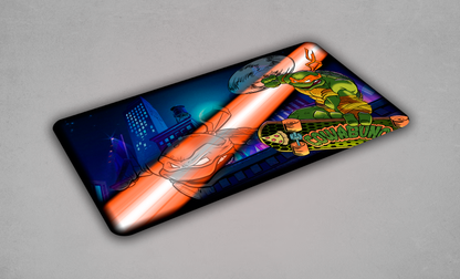 Michelangelo One-Player Playmat – Cowabunga Skater – Half-Shell Heroes Collection