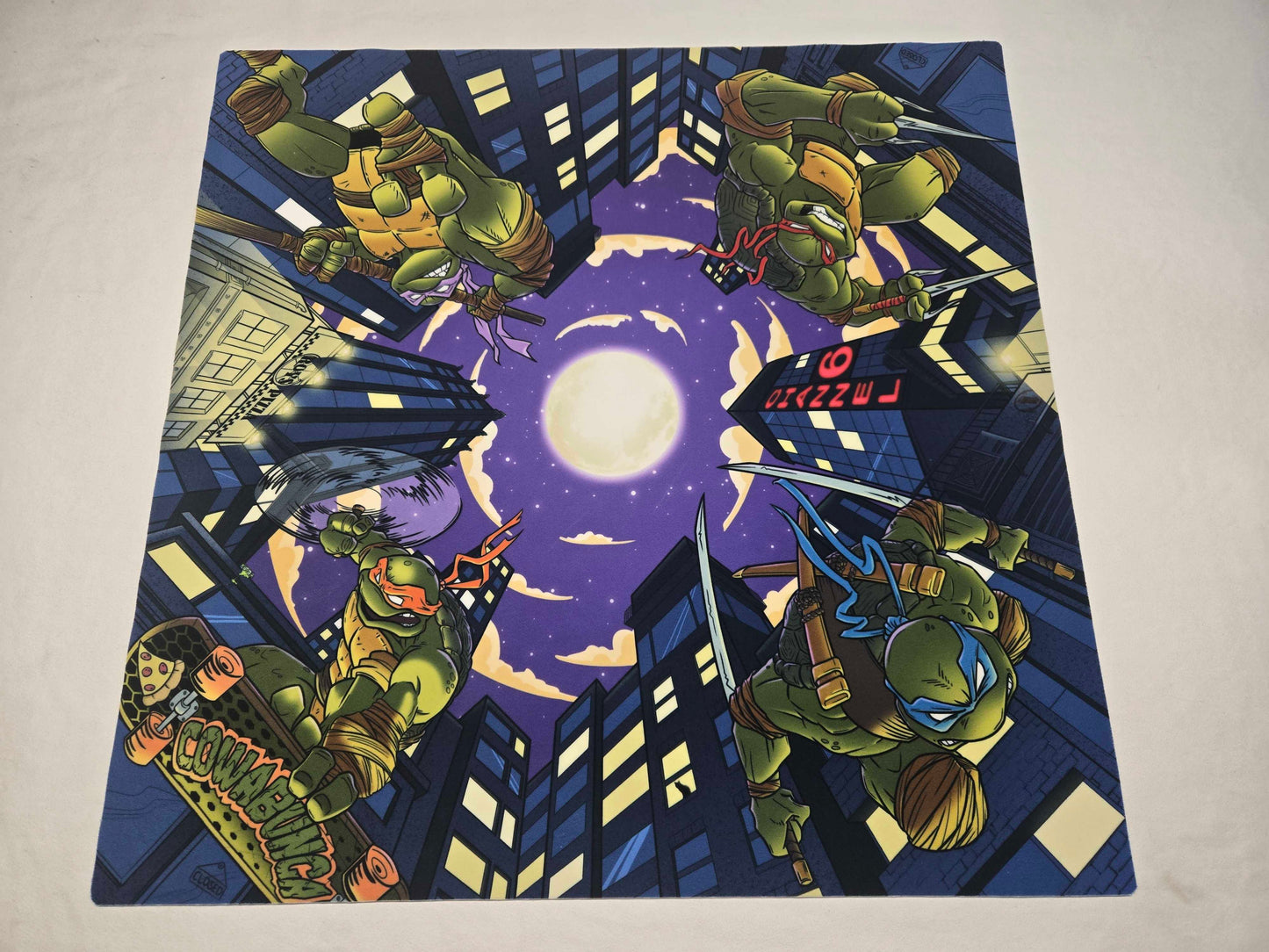 Moonlight Mayhem Two-Player Playmat – Half-Shell Heroes Collection Cloth Playmat