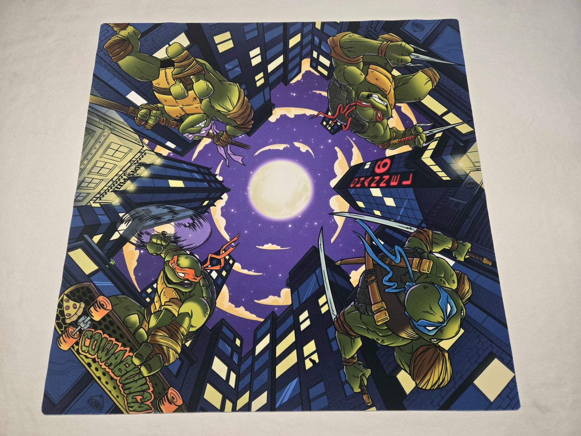 Moonlight Mayhem Two-Player Playmat – Half-Shell Heroes Collection Cloth Playmat