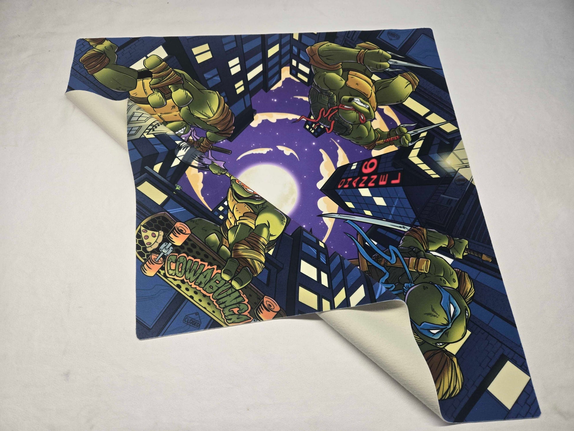 Moonlight Mayhem Two-Player Playmat – Half-Shell Heroes Collection Cloth Playmat